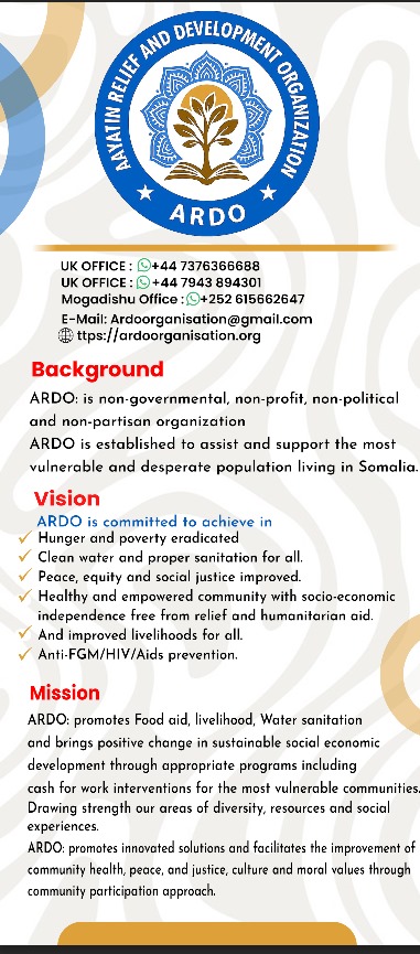 ARDO background, vision and mission profile